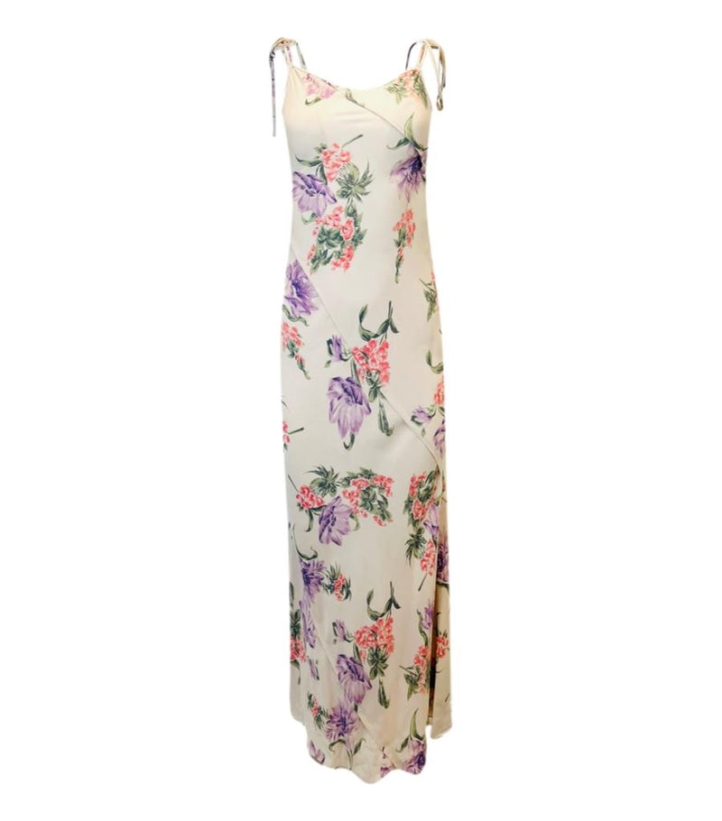 Joseph Silk Floral Maxi Dress. Size 38FR