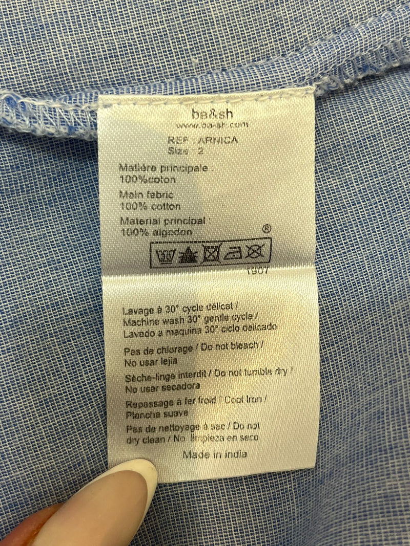 BA&SH Cotton Shirt. Size M