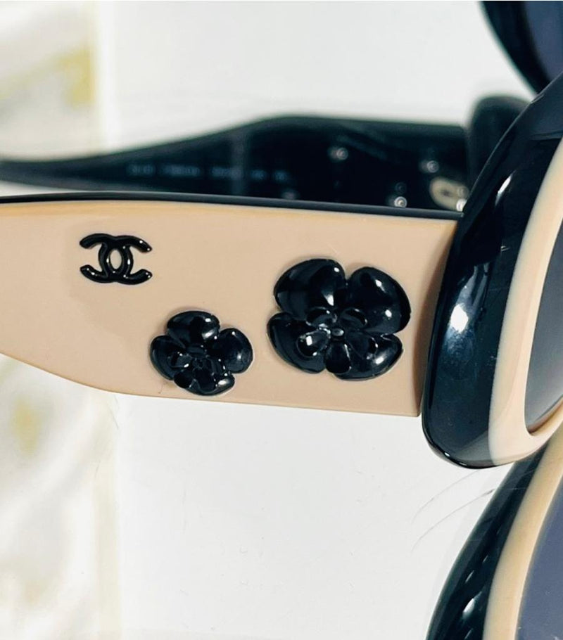 Chanel Camelia 'CC' Logo Sunglasses