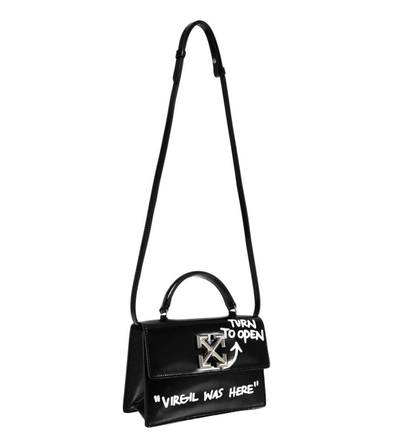 Off-White Virgil Abhloh 1.4 Jitney Leather Crossbody Bag