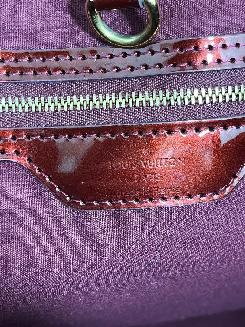 Louis Vuitton Monogram Vernis Wilshire Patent Leather MM Bag