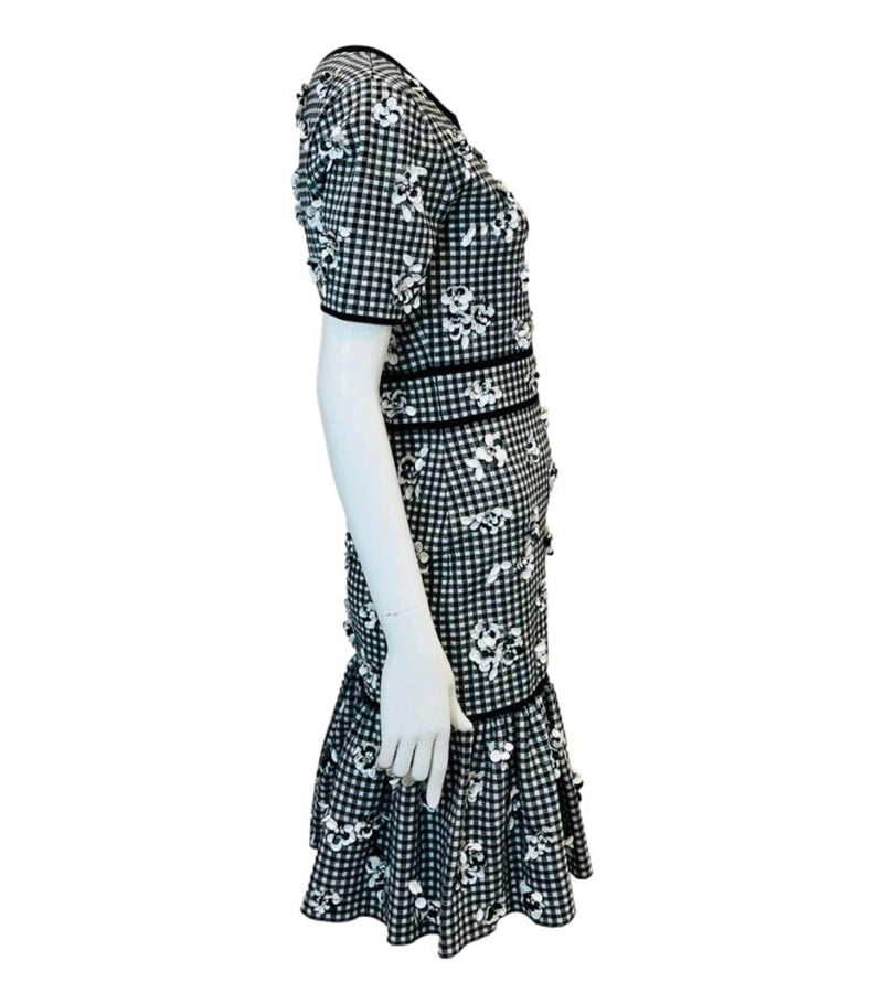 Michael kors gingham dress discount