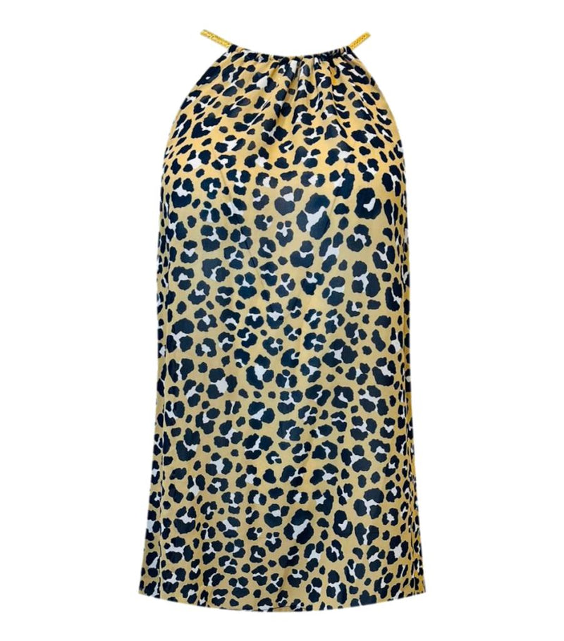 Michael Kors Animal Print Top. Size XS