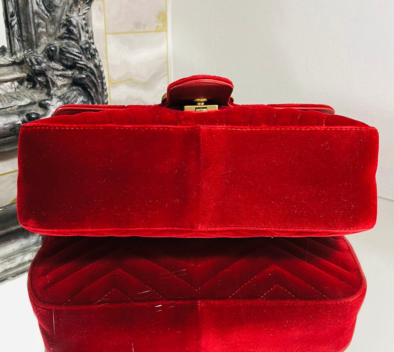 Gucci GG Marmont Small Velvet Bag