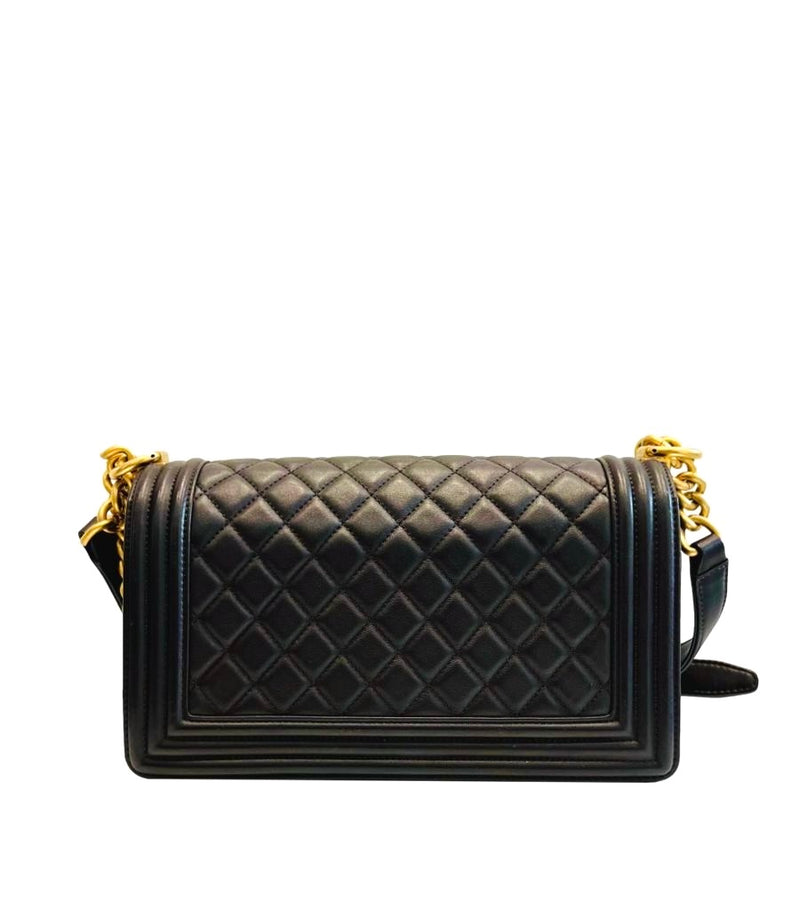 Chanel Quilted Medium Leather Boy Bag