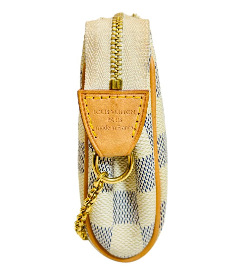 Louis Vuitton Damier Azur Eva Pochette Bag