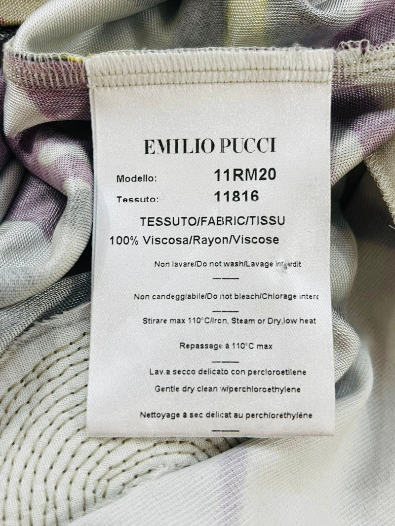 Emilio Pucci Bead Embellished Tunic Top. Size 40IT