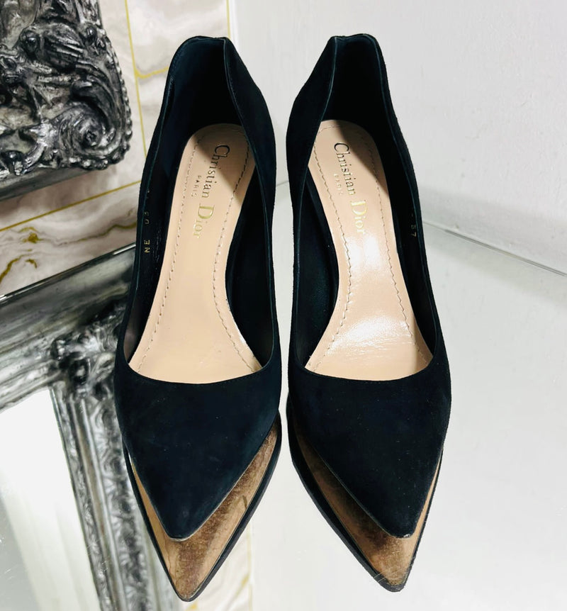 Dior shop suede pumps