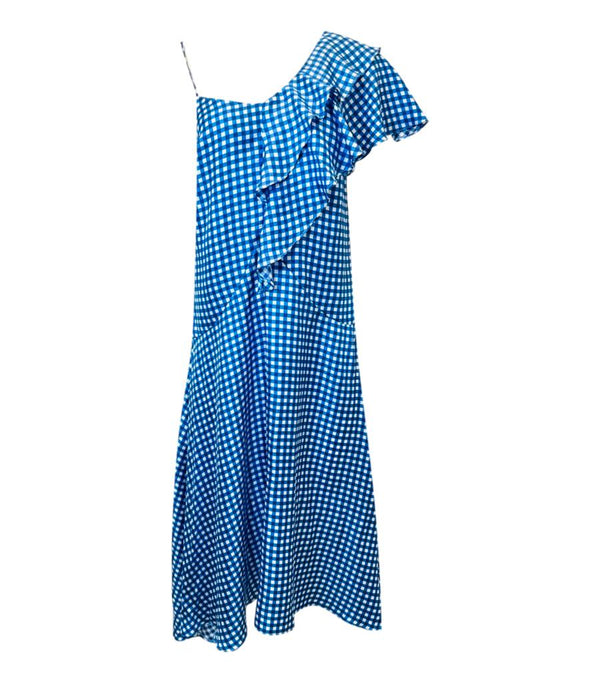 Paper London Silk Gingham Dress. Size 8UK