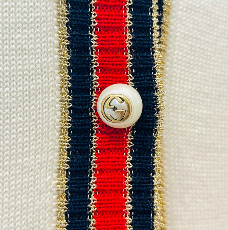 Gucci Wool Cardigan With Pearl Buttons. Size S