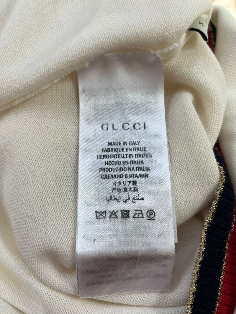 Gucci Wool Cardigan With Pearl Buttons. Size S