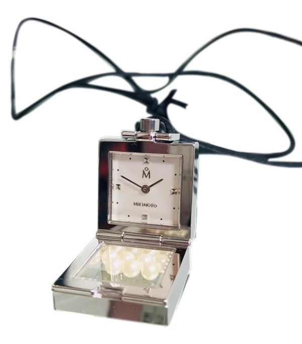 Mikimoto Floating Fresh Water Pearl Necklace/Watch