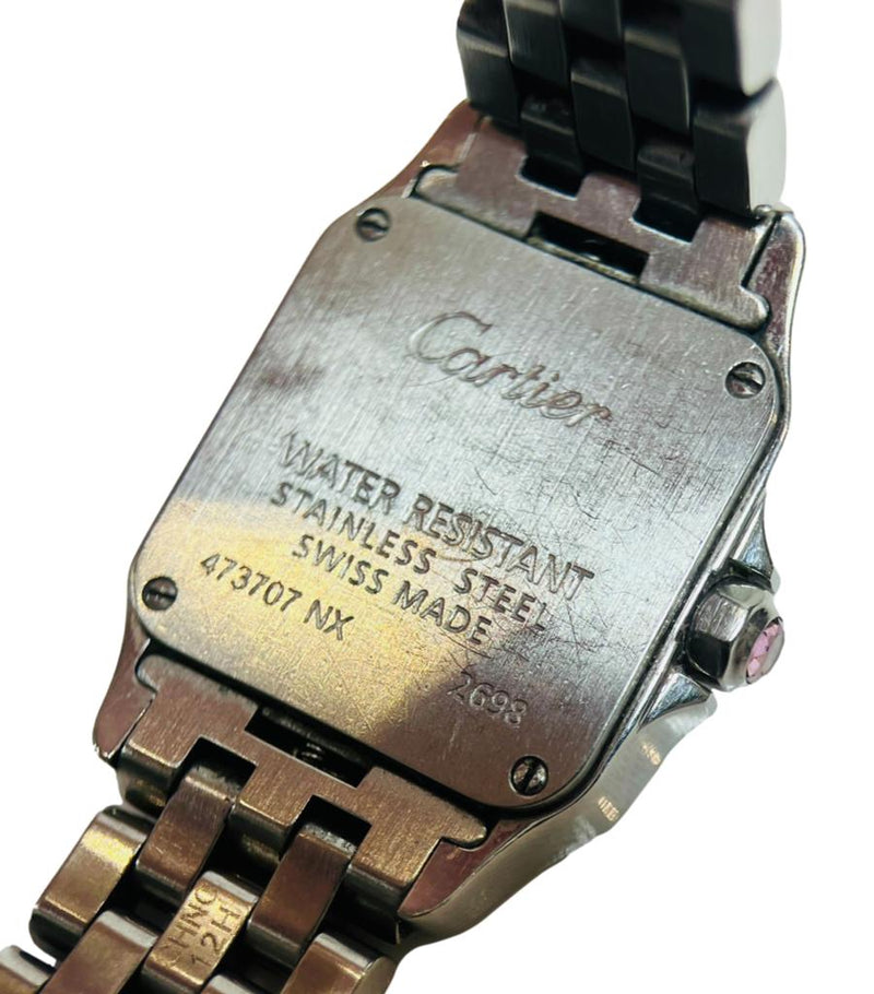 Cartier Santos Demoiselle Mother Of Pearl & Steel Watch