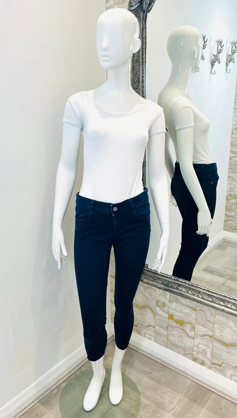 Stella McCartney Cropped Skinny Cotton Jeans. Size 26