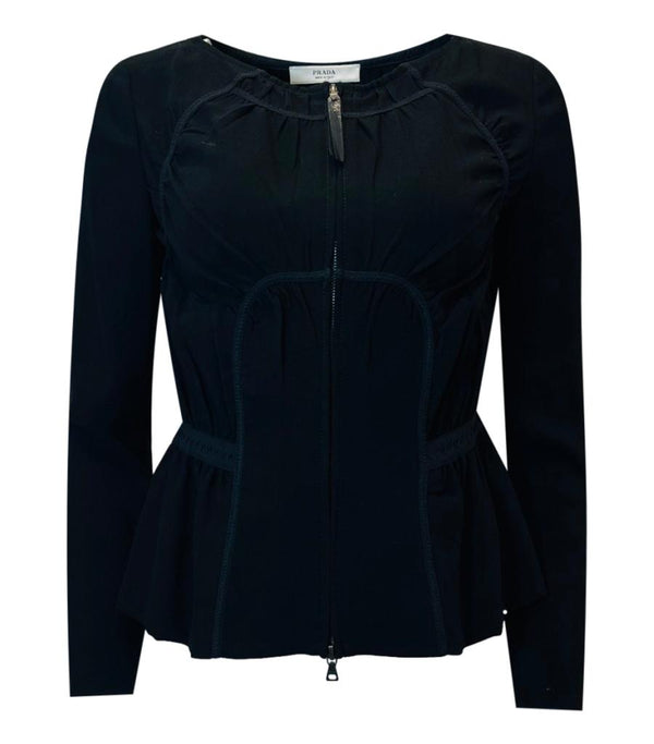 Prada Zipped Jacket. Size 42IT
