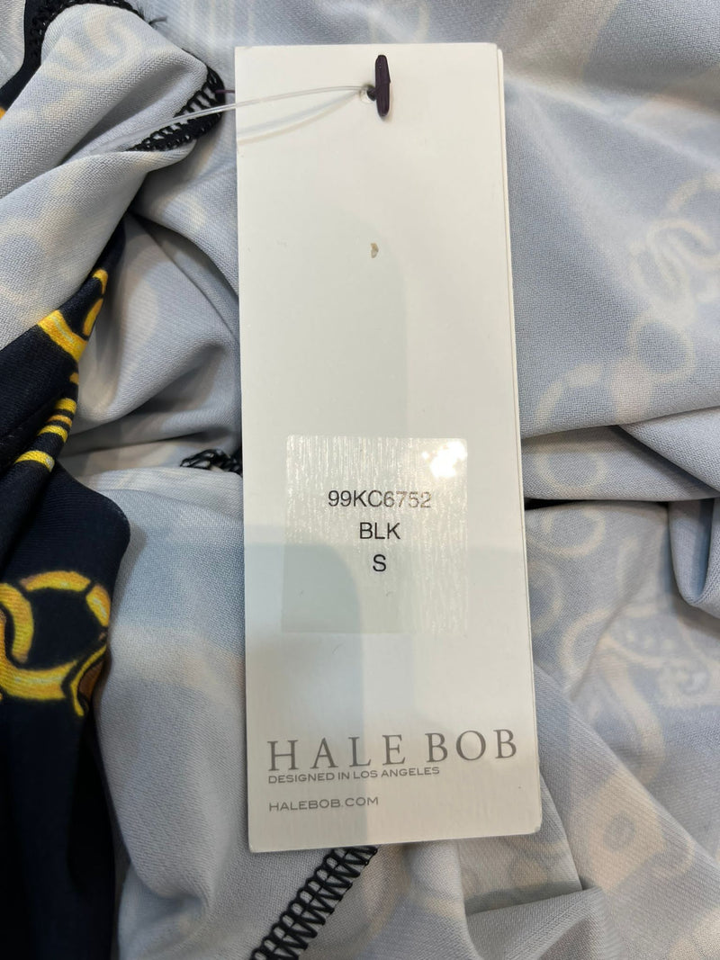 Hale Bob Chain Print Wrap Dress. Size S