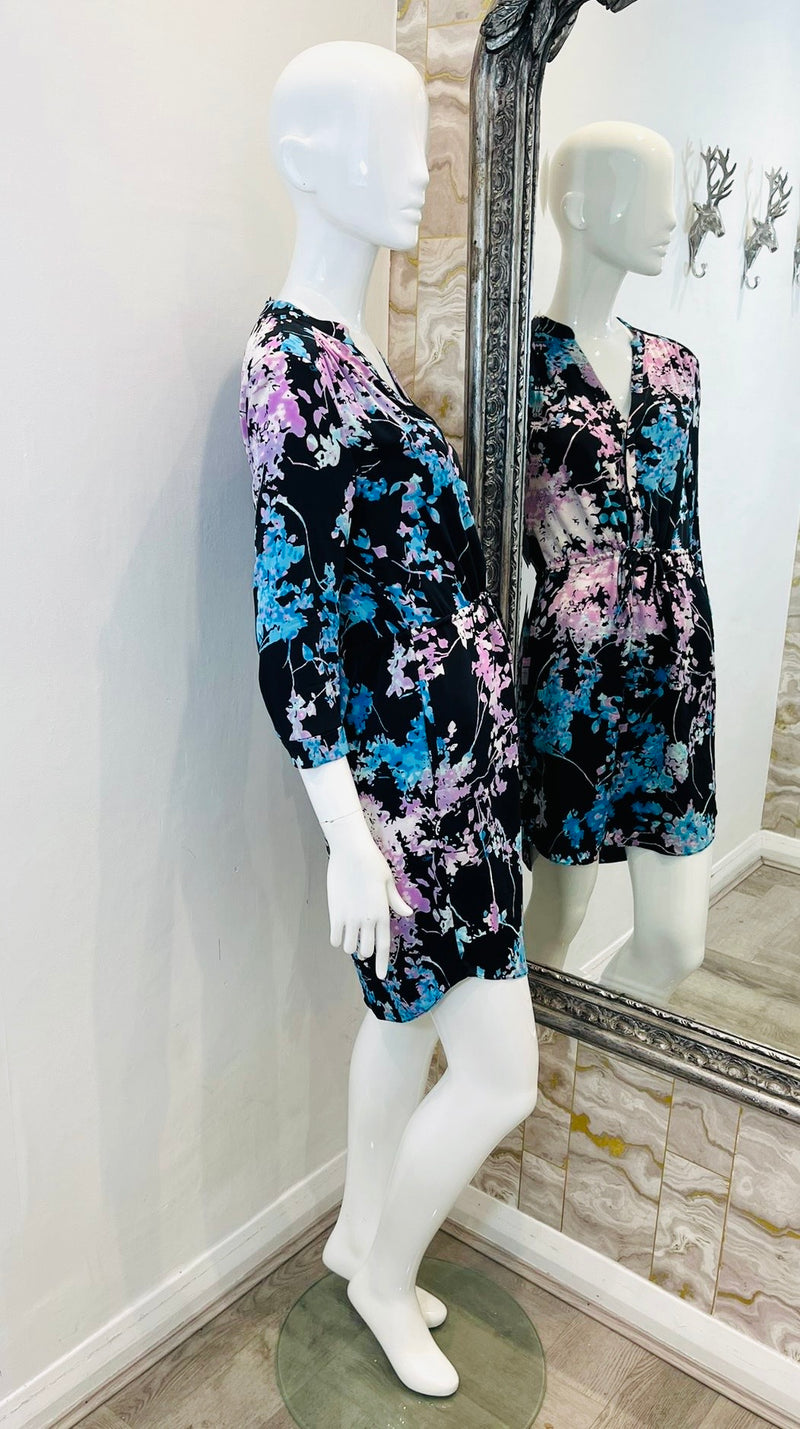 Diane Von Furstenberg Floral Silk Dress. Size 4US