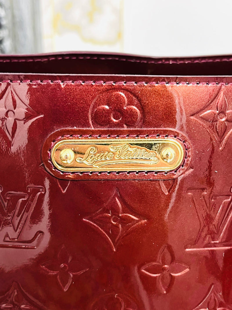 Louis Vuitton Monogram Vernis Wilshire Patent Leather MM Bag