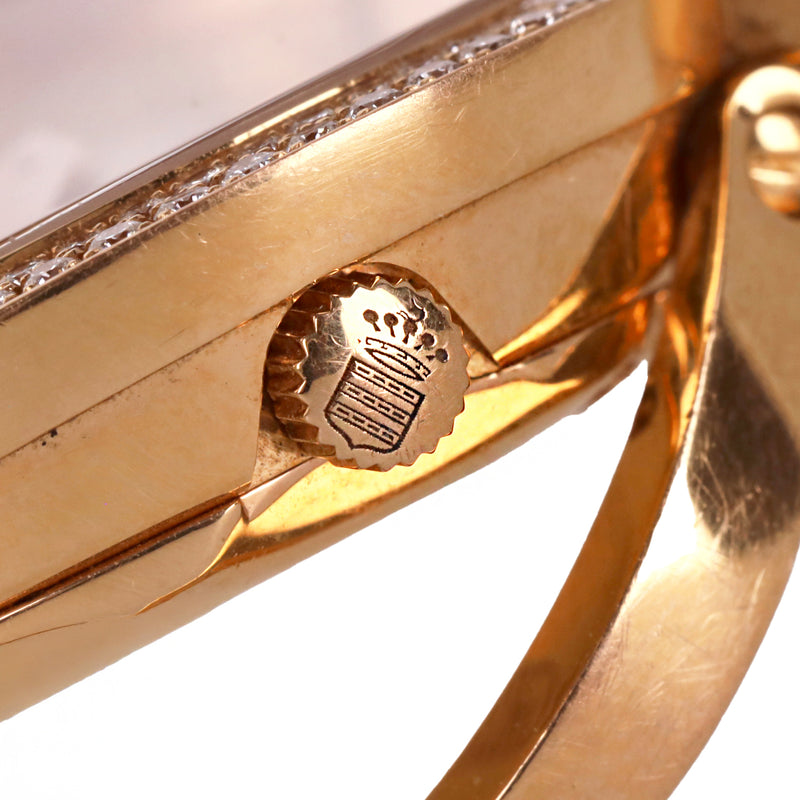 De Grisogono 'Be Eight' 18k Rose Gold & Diamond Watch