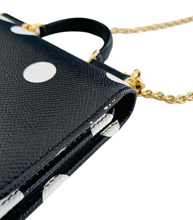 Dolce & Gabbana Miss Sicily Von Leather Wallet On Chain
