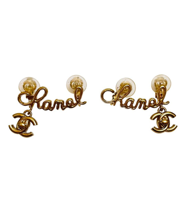 Chanel 'CC' Logo Climber Cuff Clip Earrings