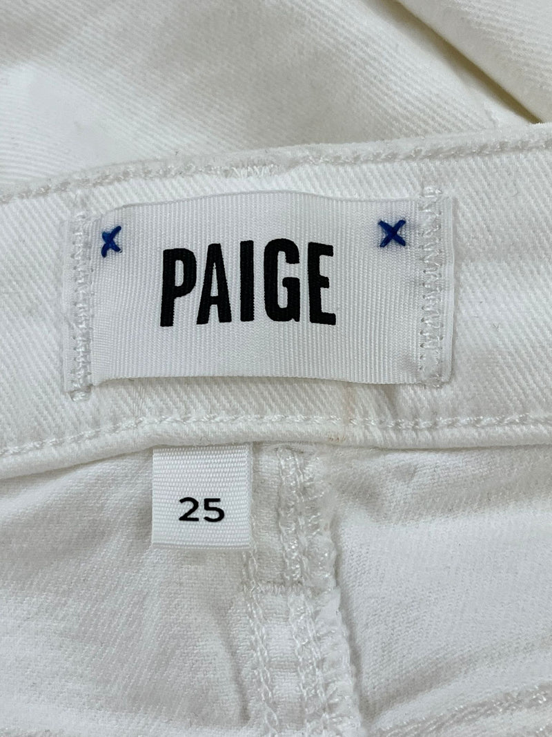 Paige Straight Leg Cotton Jeans. Size XS