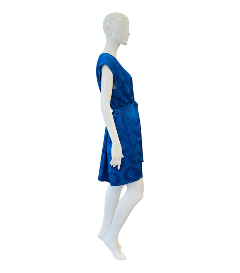Isabel Marant Satin-Jacquard Dress. Size 36FR