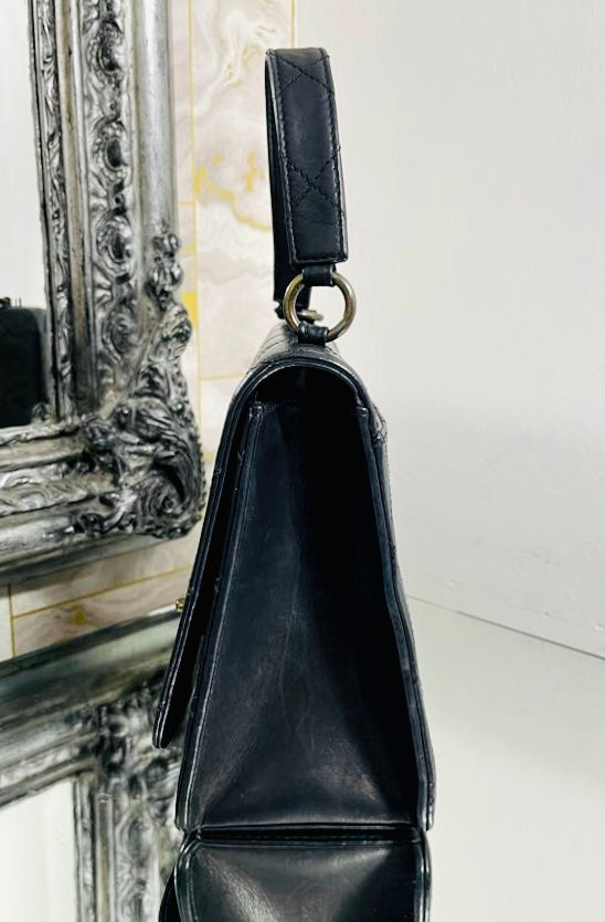 Chanel 'CC' Turn-Lock Vintage Leather Bag