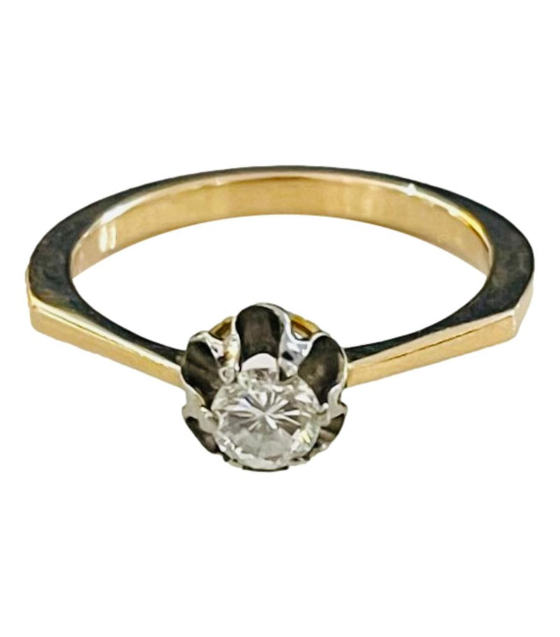 3cts Diamond Solitaire Ring In 14k Gold