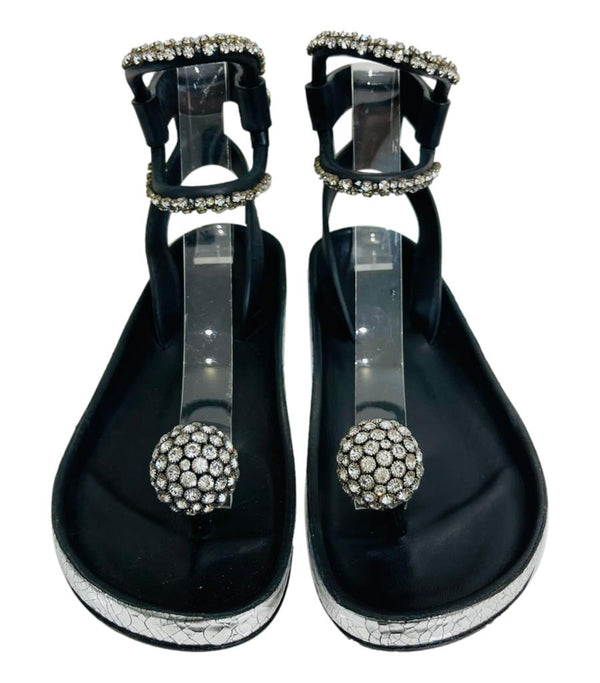 Isabel Marant Crystal Embellished Sandals. Size 37