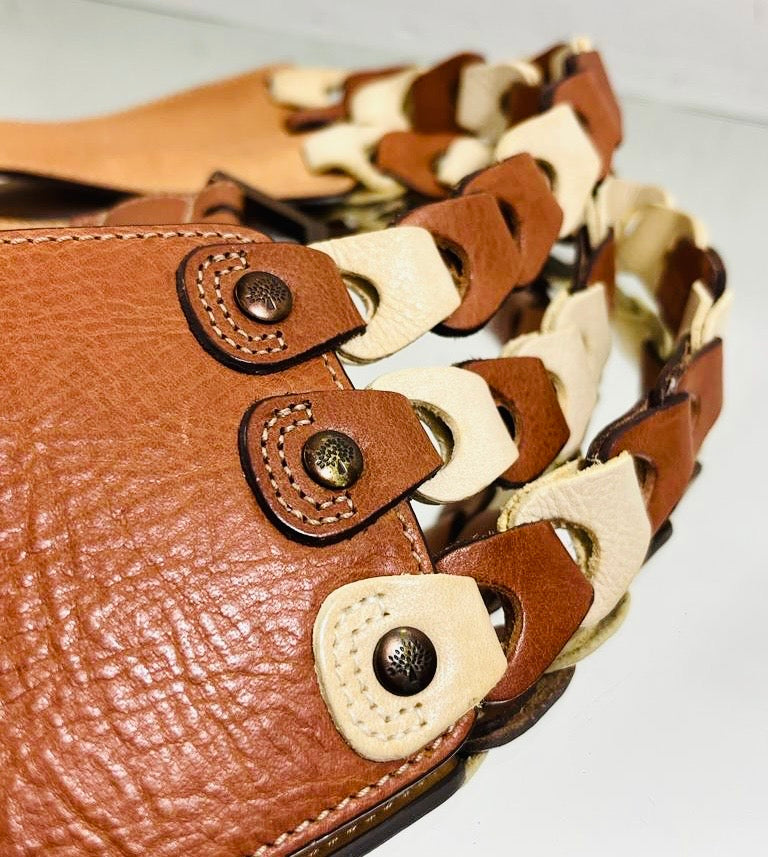 Mulberry Leather Cinch Belt