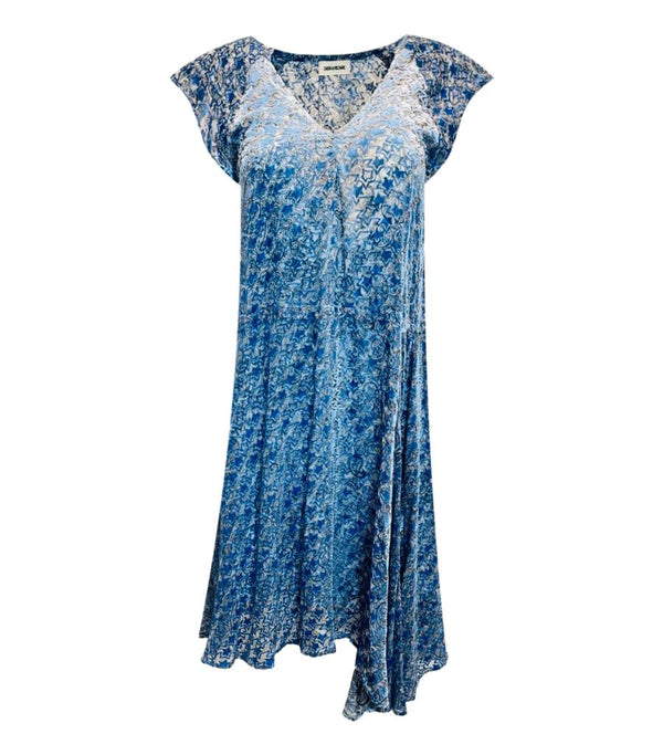 Zadig & Voltaire Printed Silk Blend Dress. Size XS