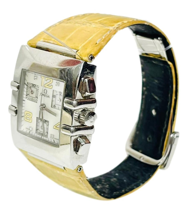 Omega Quadra Constellation Chronograph Diamond Watch