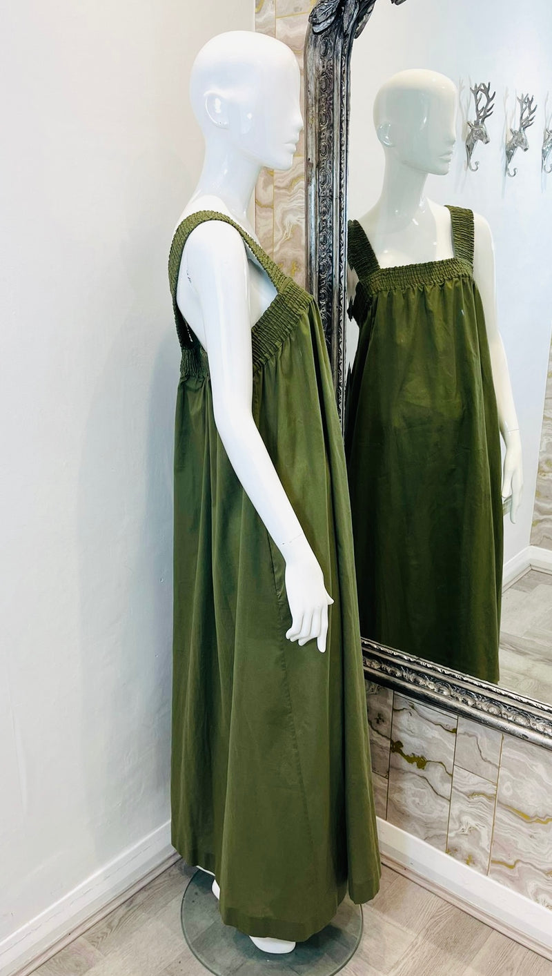 Max Mara Cotton Maxi Dress. Size L