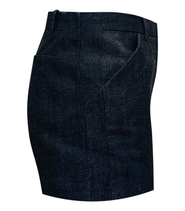 Victoria Beckham Jeans Cotton Denim Shorts. Size 6UK