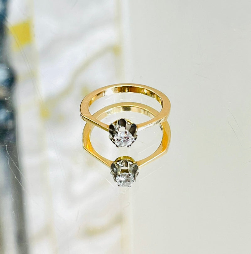 3cts Diamond Solitaire Ring In 14k Gold