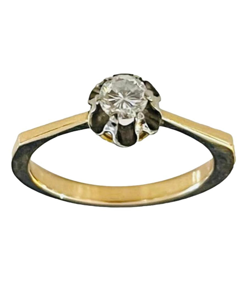 3cts Diamond Solitaire Ring In 14k Gold