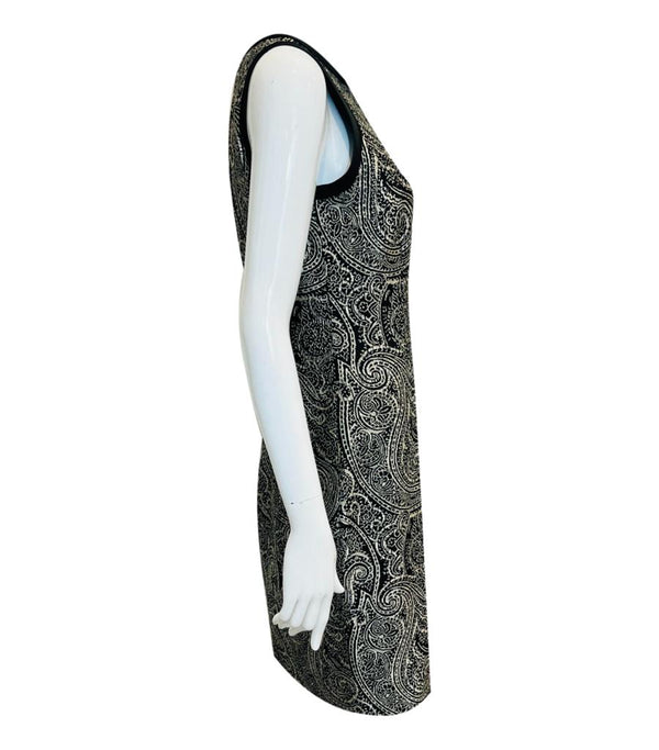 Carolina Herrera Paisley Jacquard Silk & Cotton Dress. Size 6US