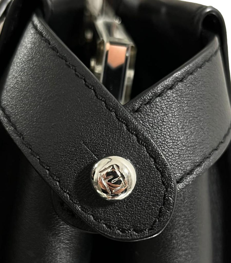 Fendi 'FF' Zucca Logo PVC Peekaboo Bag