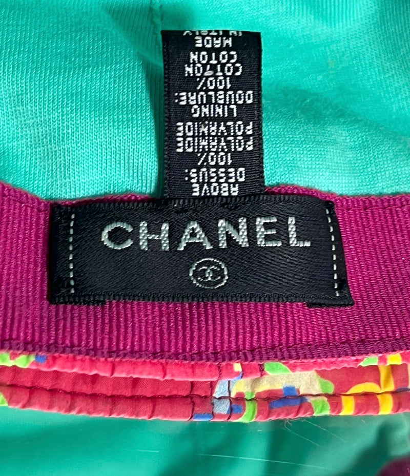 Chanel Logo Nylon Cap
