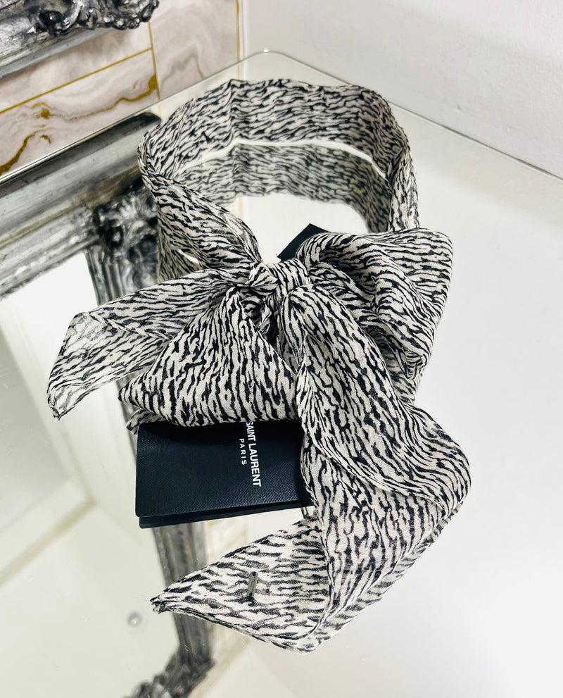 Saint Laurent Wool Scarf