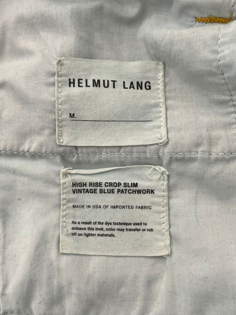 Helmut Lang Patchwork Cotton Jeans. Size M