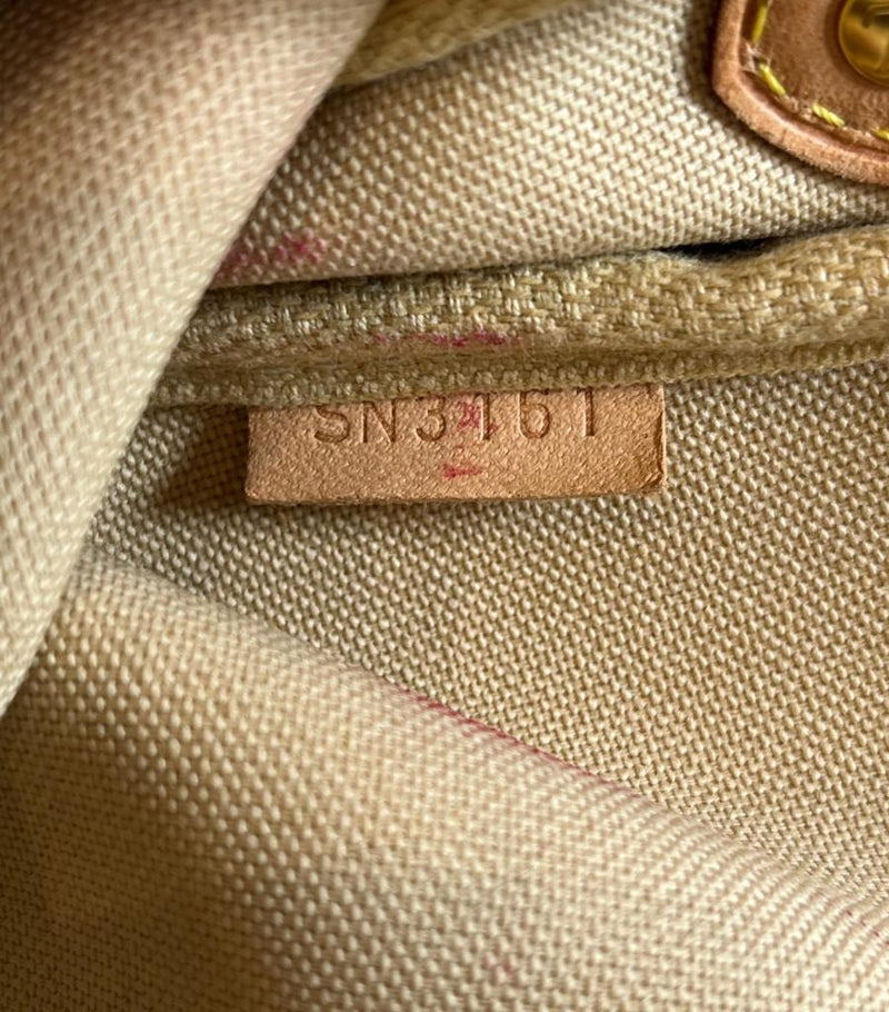 Louis Vuitton Damier Azur Eva Pochette Bag