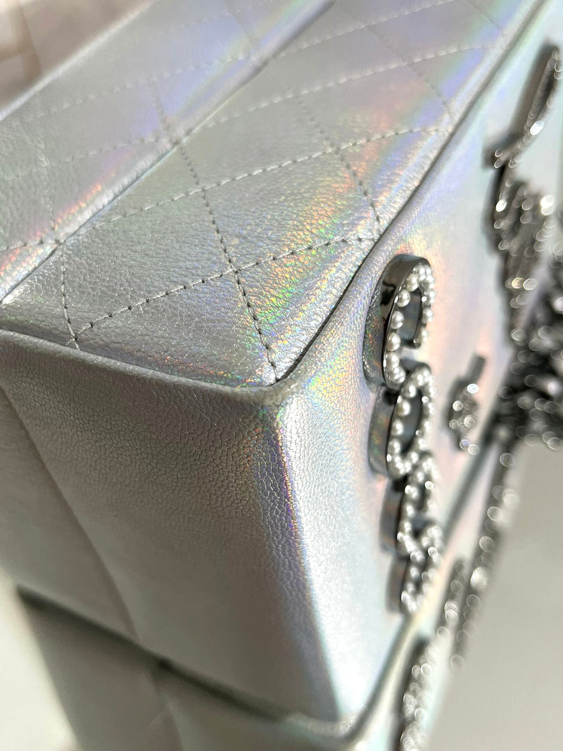 Chanel Iridescent Leather Milk Carton Handbag From The Supermarket Collection