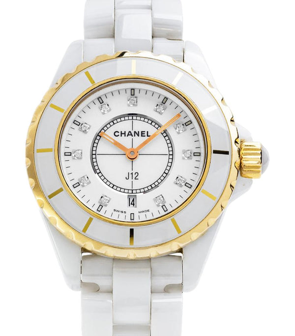 Chanel J12 Watch 18k Rose Gold, Diamond & Ceramic