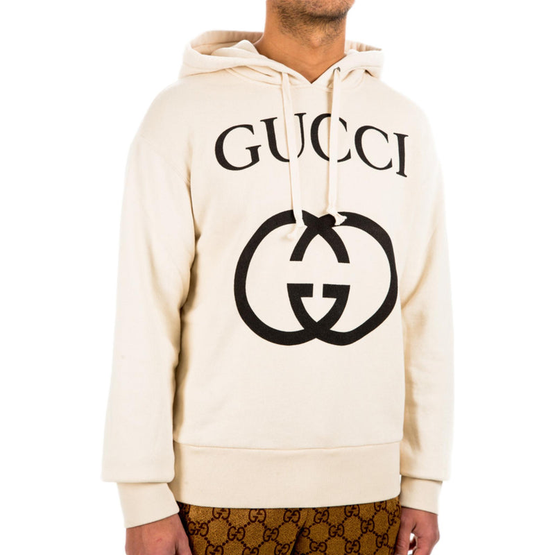 Gucci Cotton  Logo Hoodie. Size L