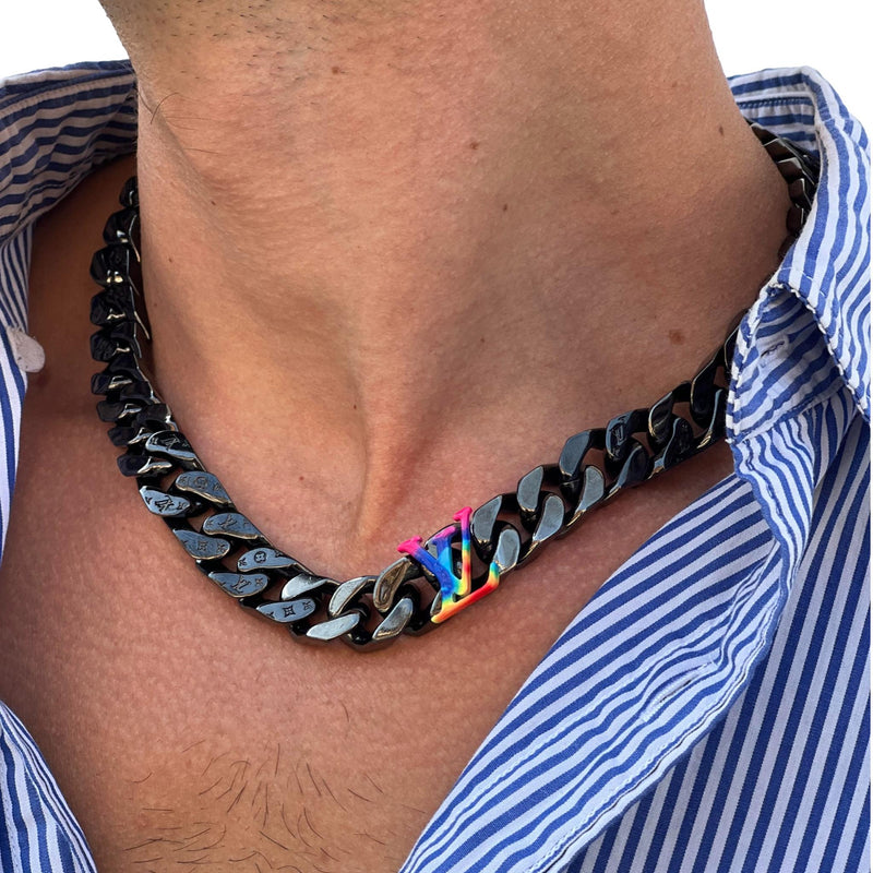 Louis Vuitton 2054 Rainbow - Virgil Abloh Ltd Edition Ruthenium Necklace