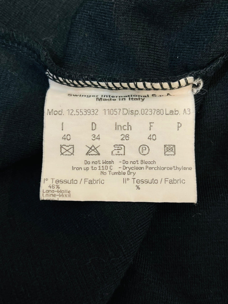 Fendi Wool Logo Top. Size 40IT