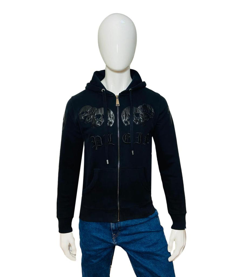 Philipp Plein Skull Hoodie. Size S