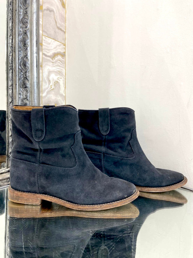 Isabel Marant Suede Ankle Boots. Size 37